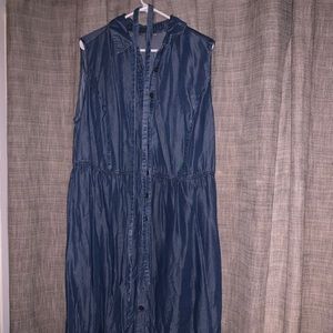 Jessica London Button Down Jean Dress 20W